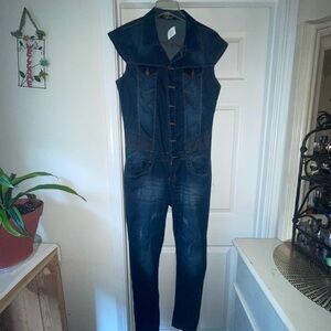 New Denim Jumpsuit size 12-14